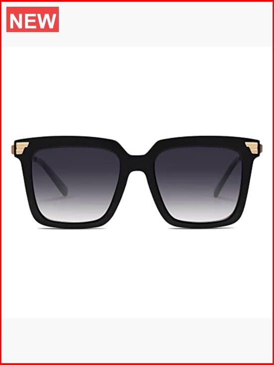 Retro Oversized Square Sunglasses UV400 Protection main image 6